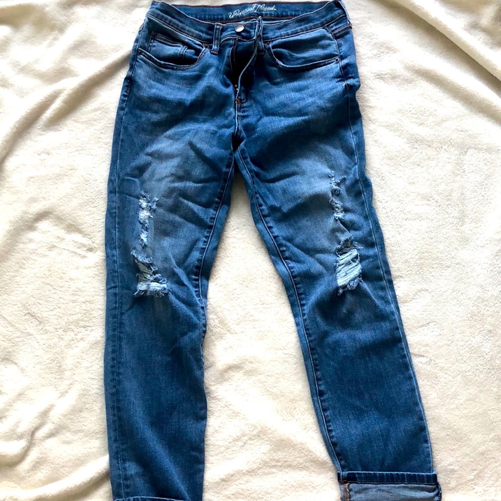 Universal Thread distressed boyfriend jeans